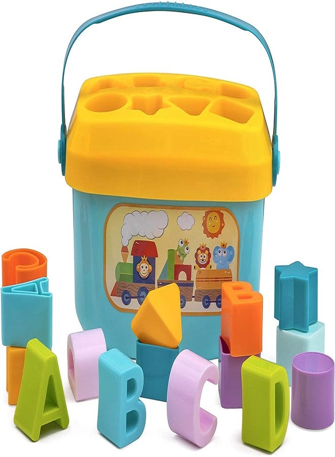 CloudTech® Shape Sorter Toy Box with ABC and Colour Blocks, Toys for 6 Months to 1-2 Years Old Kids for Boys and Girls - Image 1